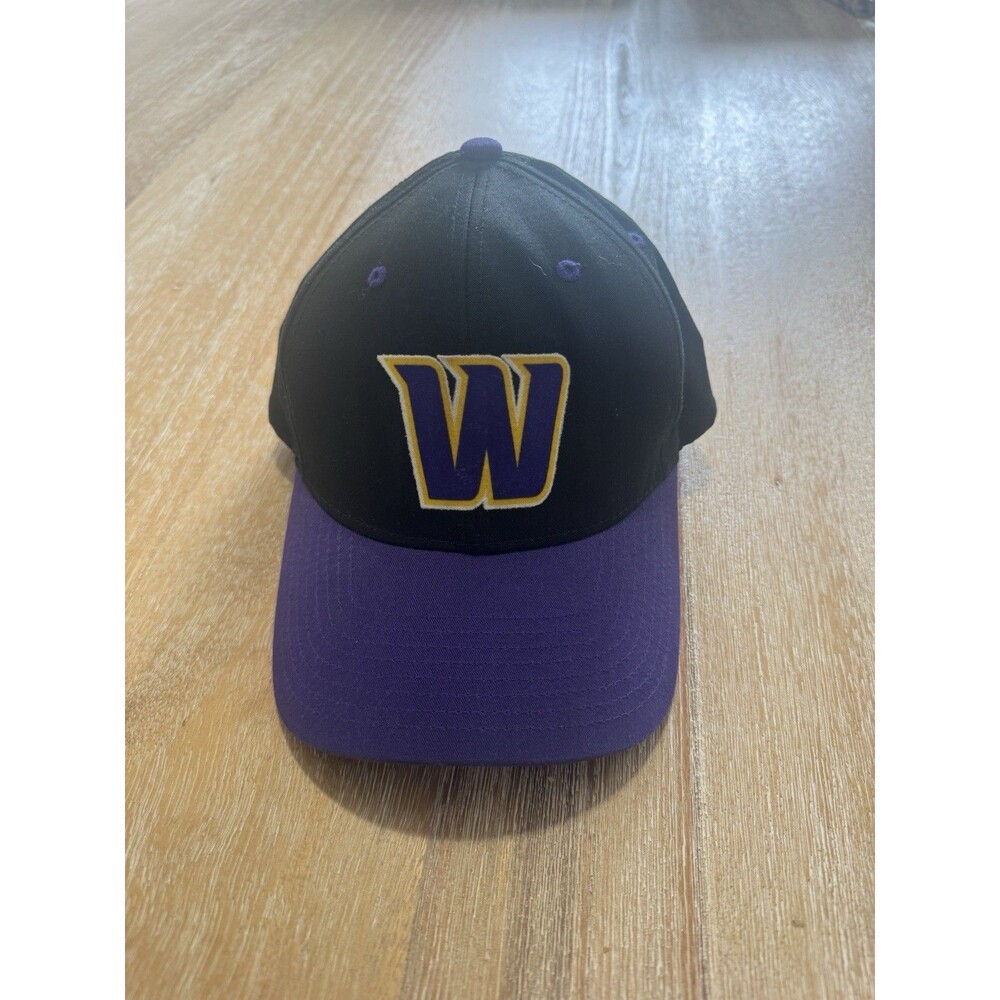 Vintage Washington Huskies Snapback Hat Pacific Headwear Green Under Brim NCAA